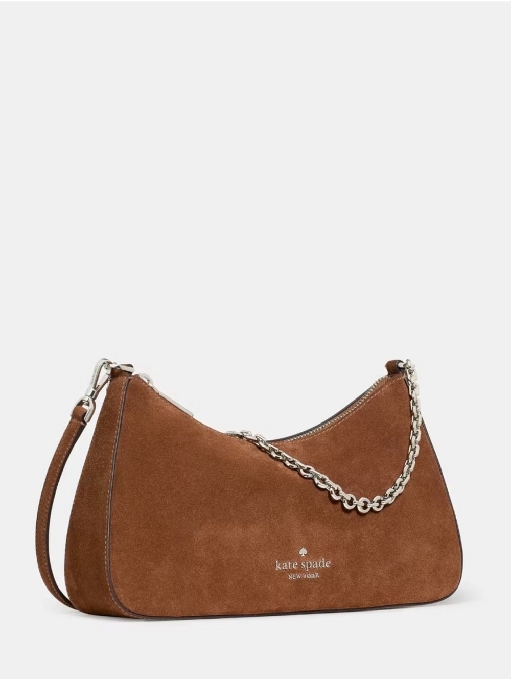 kate spade Margot Suede Crossbody
Bag, Warm Gingerbread - Picture 3 of 5
